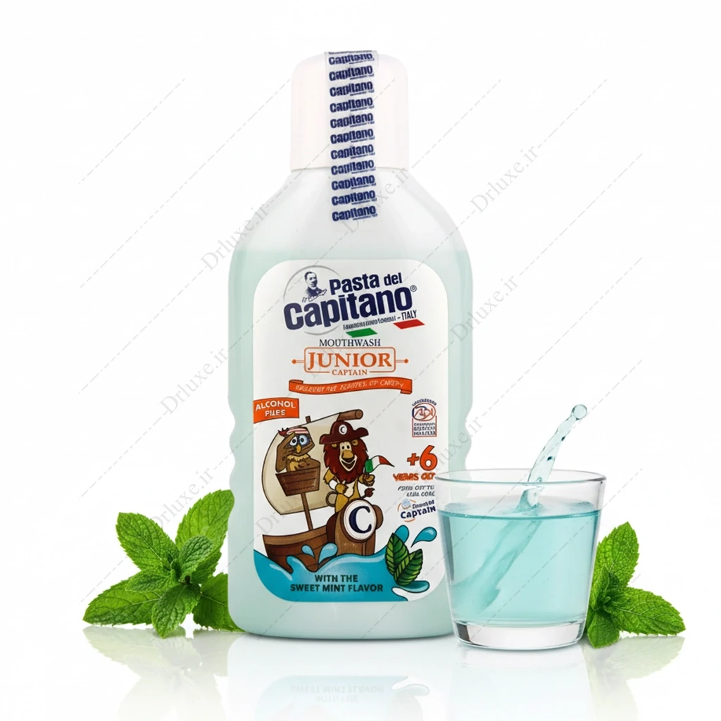 دهان شویه کودکان بالای 6 سال کاپیتانو 400 میلی‌لیتر